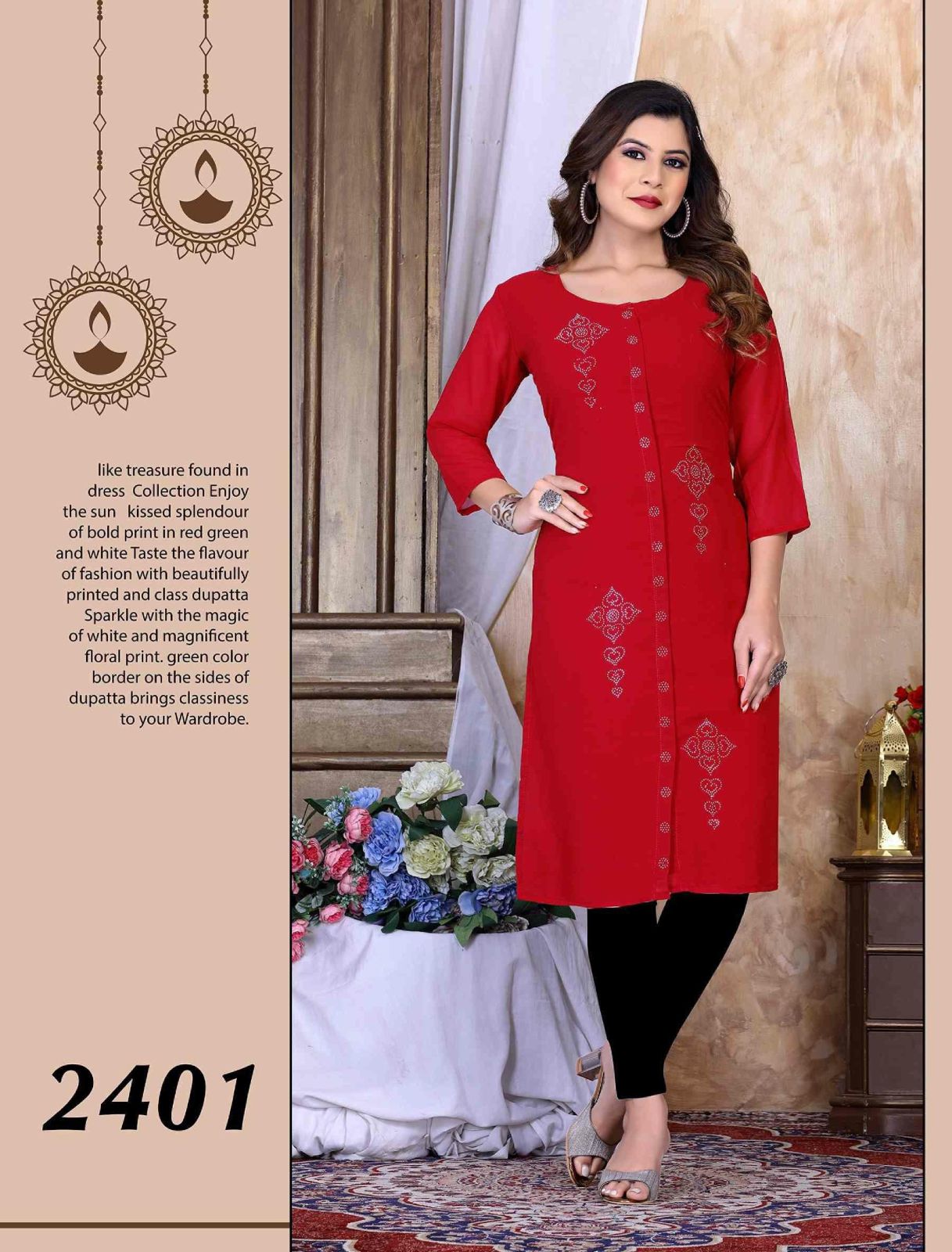 Beauty Queen Retro Ethnic Wear Georgette Wholesale Kurti Collection